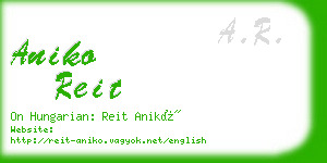 aniko reit business card
